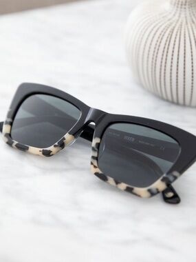 OTIS Eyewear x Imogen Vixen Polarized Sunglasses In Iron Black, NEW
